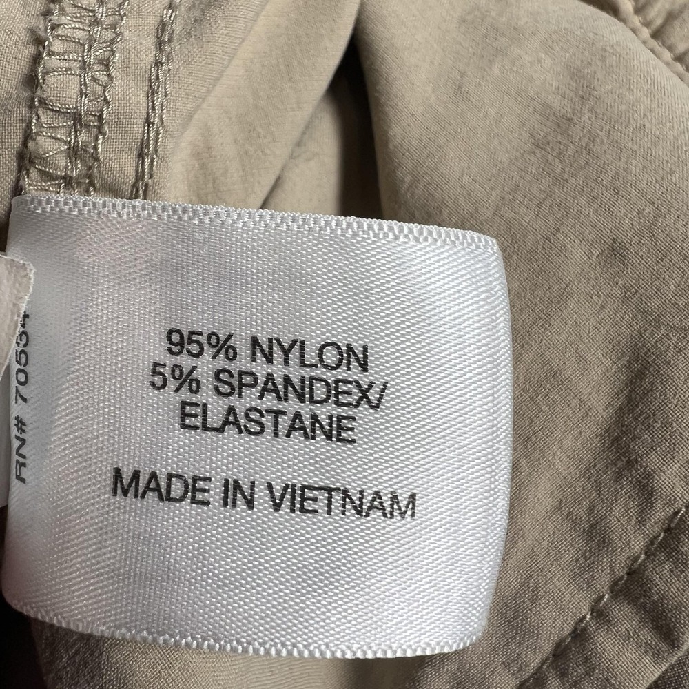 Orvis Pants Mens 39x32 Beige Nylon Stretch Cargo Hiking Travel Lightweight Tech - Picture 4 of 13